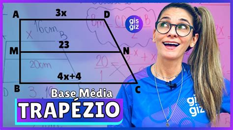 BASE MÉDIA DO TRAPÉZIO DEFINIÇÃO E CONSTRUÇÃO YouTube