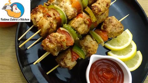 Chicken Shashlik Sticks Recipe Restaurant Style Shashlik Soft