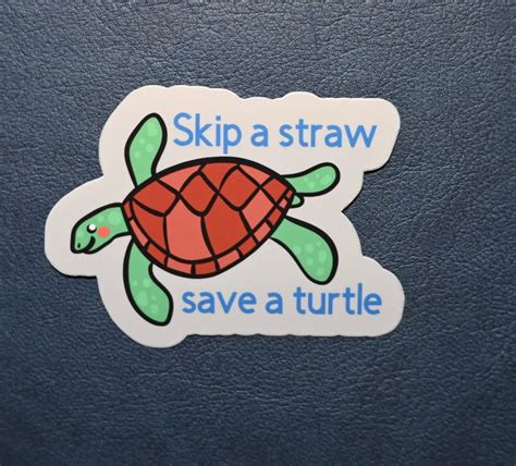 Turtle Waterproof Sticker Waterproof Vinyl Sticker Waterproof Water