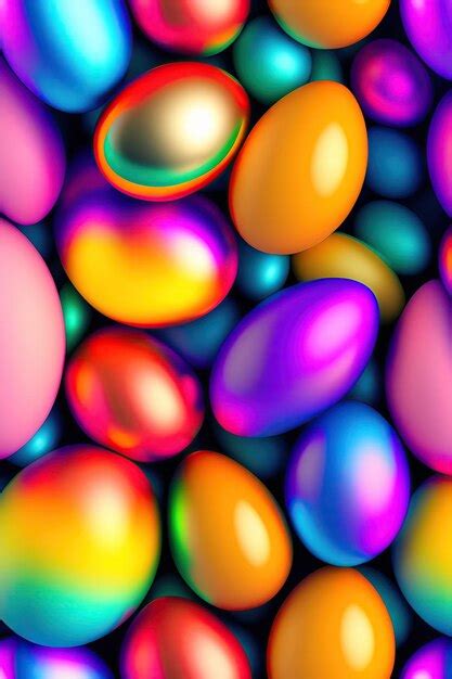 Fondo Colorido De Huevos De Pascua Patr N Realista De Repetici N