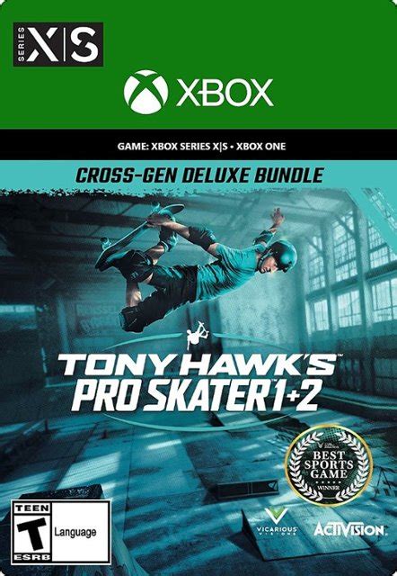 Tony Hawks Pro Skater 1 2 Cross Gen Deluxe Bundle Edition Xbox One