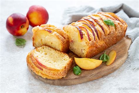 Plumcake Alle Pesche Soffice Con Ricotta E Amaretti Senza Burro