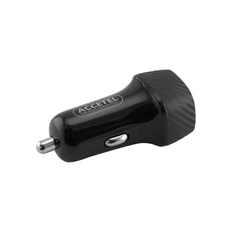 CARGADOR COCHE DUAL USB 3 1A NEGRO