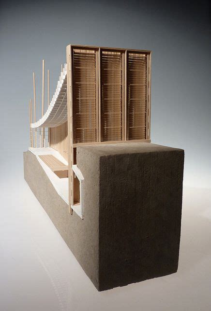 Section Model | Architecture model, Architecture model making, Arch model