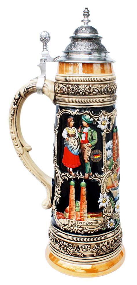 Munich Bavaria 2 Liter Beer Stein