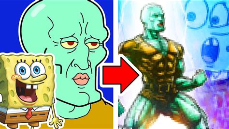 Marvel Artist Draws Spongebob S Handsome Squidward In A Marvel Movie Youtube