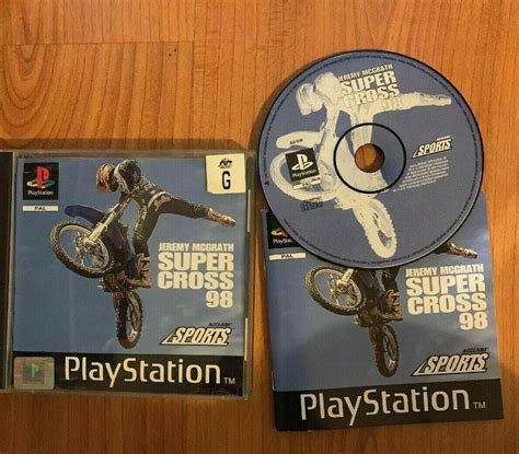 Jeremy Mcgrath Supercross 98 Playstation Ps1 Pal Game With Manual