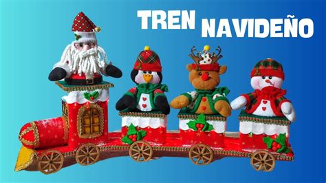 Como Hacer Un Tren NavideÑo Parte 2 Youtube