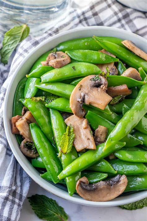 Sugar Snap Peas Recipe And Sauteed Mushrooms Vegan In The Freezer Roast Beef Dinner Vegetable