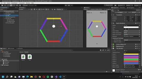 Unity Bouncing Dot Ders 10 Bekleme Ekranı Oluşturmak Youtube