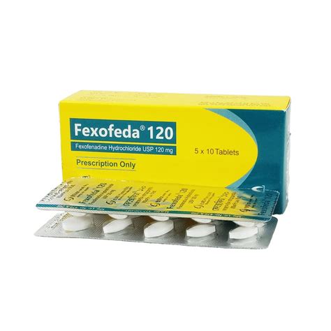 Fexofeda 120mg Tablet Arogga Online Pharmacy