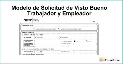 Ejemplo Solicitud Visto Bueno Trabajador Y O Empleado Boarding Pass