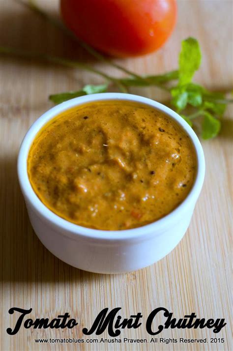 Tomato Pudina Chutney Recipe