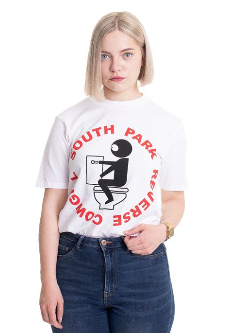 South Park Reverse Cowgirl White T Shirt Impericon