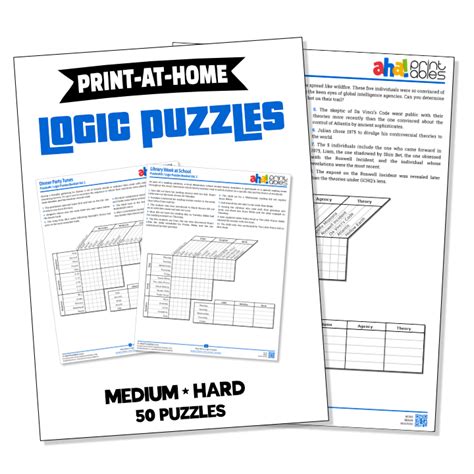 Free printable logic puzzles answers, Download Free printable logic ...