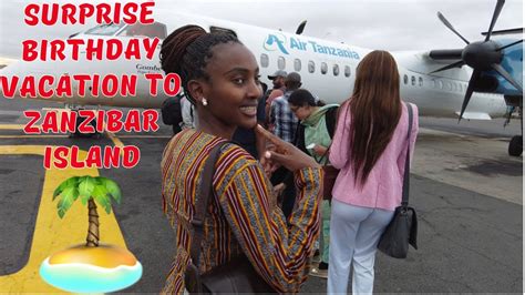 Jamaican Flies His Kenyan Wife To Zanzibar Island Air Tanzania