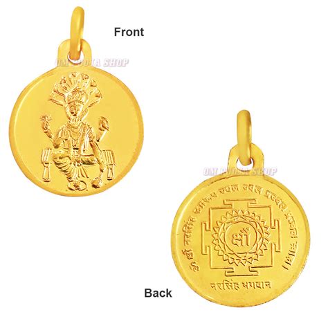 Narasimha Yantra Locket In Copper Buy Online