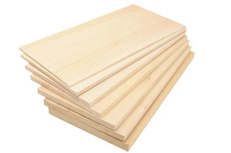 Solid Wood Board Paulownia Splice Board 4mm 40mm Thick Paulownia Rigid