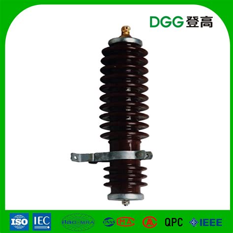 33kv Three Phase Outdoor Metal Oxide Surge Arrester China Composite