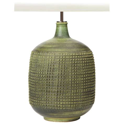 Textured Ceramic Table Lamp By Lee Rosen At 1stdibs