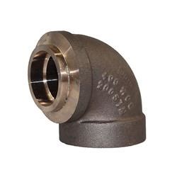 90 10 Copper Nickel Socket Weld Reducing 90º Elbow NAVSEA DWG 803