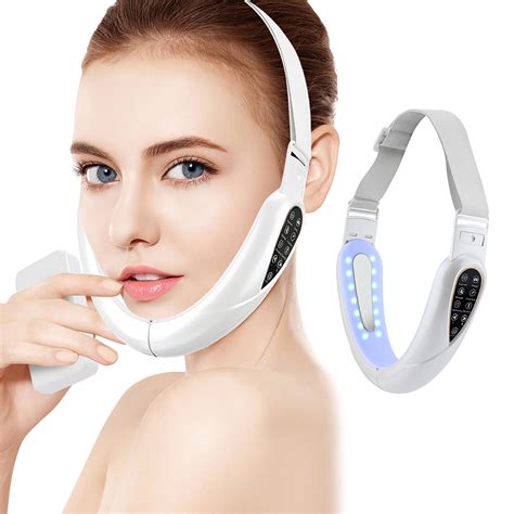 Electric Face Massager Double Chin Reducer Machine Face Fat Reducer V