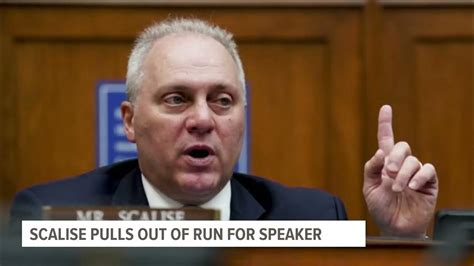 Republican Steve Scalise Drops Out Of Speakers Race Deepening Chaos