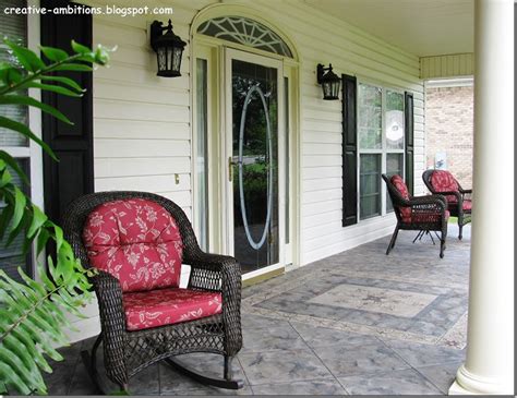 creative ambitions  southern porch   making part
