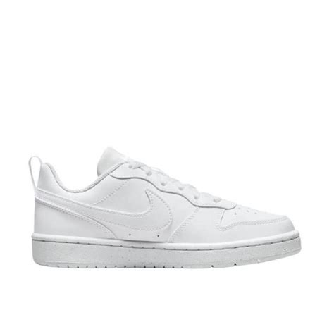 Sneakers Femme Nike Court Borough Low Recraft Blanc Lacets Plat