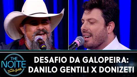 Danilo Gentili E Donizeti Camargo Disputaram O Trof U Galopeira The