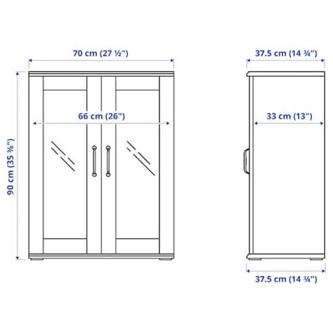 Skruvby Cabinet With Glass Doors White 2712x3538 Ikea