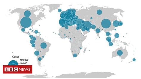 Coronav Rus O Mapa Que Mostra O Alcance Mundial Da Doen A Bbc News