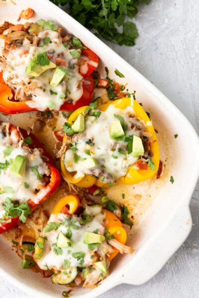 Sweet And Smoky Pork Stuffed Peppers Easy Peasy Meals