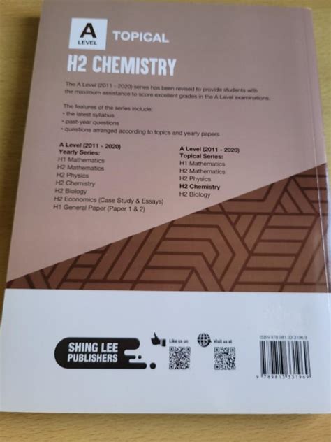 H Chemistry Topical Tys With Answers Hobbies Toys Books