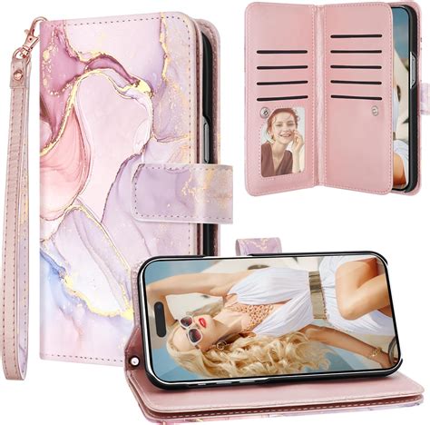 Amazon Fingic For IPhone 15 Pro Case IPhone 15 Pro Wallet Case For