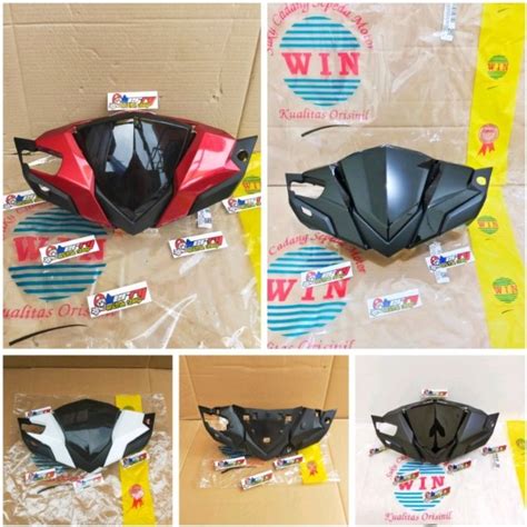 Jual Batok Kepala Lampu Depan Plus Visor Honda Vario 125 150 LED 2015