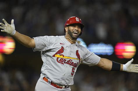 Albert Pujols Hits His Th Home Run Becoming The Th Player To Reach