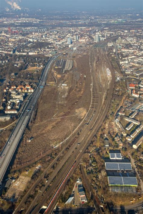 Luftaufnahme Duisburg Entwicklungsgebiet Der Stillgelegten Und