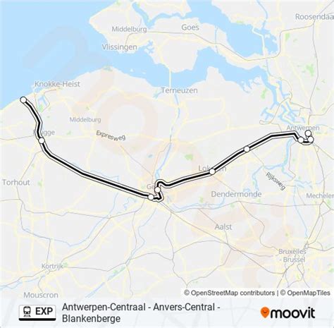 Exp Route Schedules Stops Maps Blankenbergeantwerpen Centraal