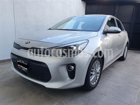 Kia Rio Hatchback Ex Usado Color Plata Precio