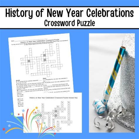 New Year History Crossword Puzzle My Teaching Library Chsh Teach