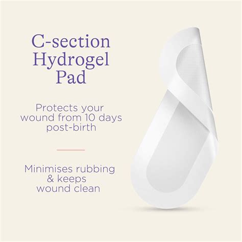 Lansinoh C-Section Hydrogel Pads - Soothing Relief & Protection - C