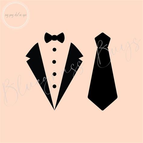 Tuxedo Svg Files For Cricut Bow Tie Bundle Suit Svg Shirt 40 OFF