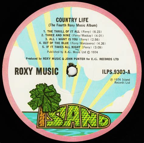 Roxy Music - Country Life - Used Vinyl - High-Fidelity Vinyl Records ...