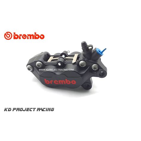 ปั้ม Brembo 4pot หูชิด สีดำโลโก้แดง ข้างขวา แท้100 Shopee Thailand