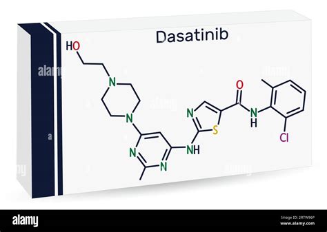 Dasatinib Molecule It Is Used To Treat Of Myelogenous Leukemia Cml