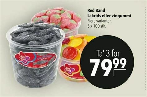 Red Band Lakrids Eller Vingummi Tilbud Hos Citti