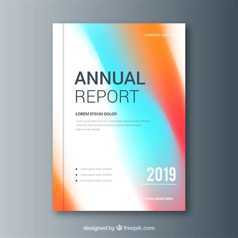 Annual Report Cover Page Templates