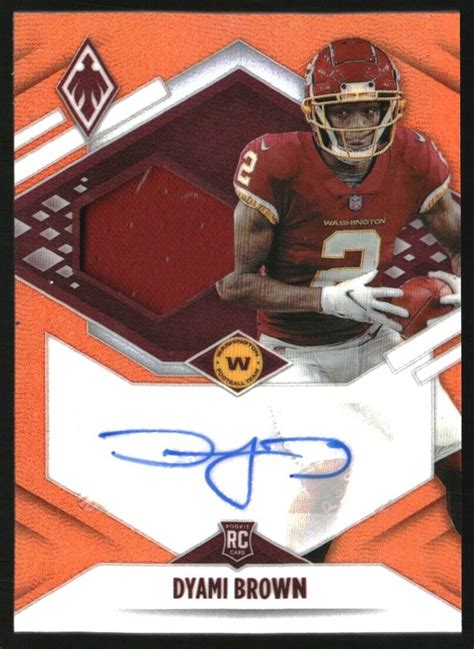 Panini Phoenix Rookie Premiere Jersey Autograph Orange Dyami