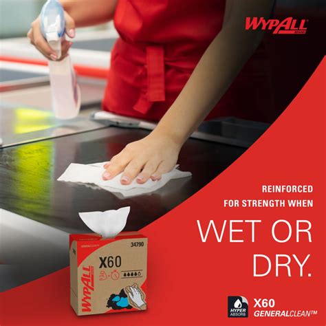 Wypall® Generalclean™ X60 Multi Task Cleaning Cloths 34790 Pop Up